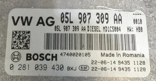 VW Caddy - Bosch MD1CS004 ECU